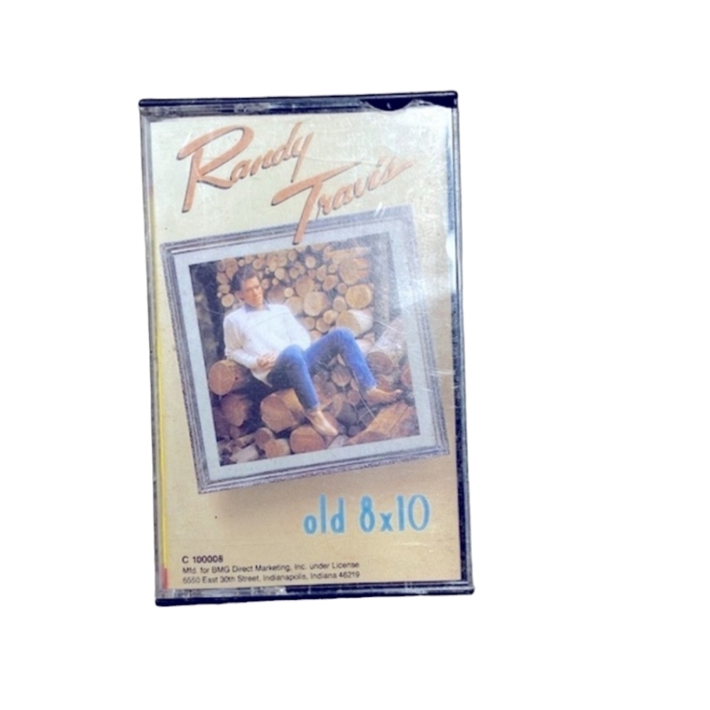 Randy Travis old 8x10 music cassette tape